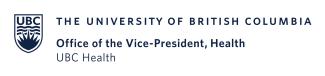 UBC Health Logo 