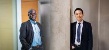 Portraits of Dr. Sumaila and Dr. Cheung 