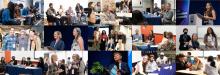 Collages of images from the 2025 PiR conference 